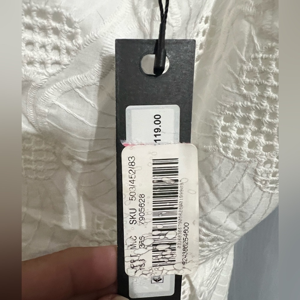 NWT Steve Madden White Sleeveless Top - Size 10 - Picture 4 of 7